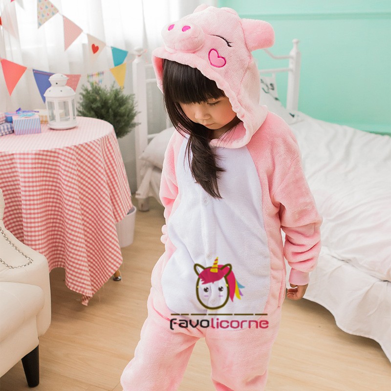 Combinaison Pyjama Enfant Stitch Garçon & Fille Déguisement Kigurumi  Déguisement Kigurumi 