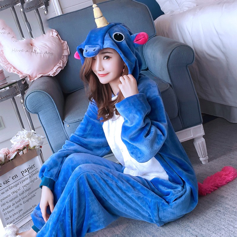 Pyjama Licorne Bleu ® LA combinaison Kigurumi de 2024 pas Cher