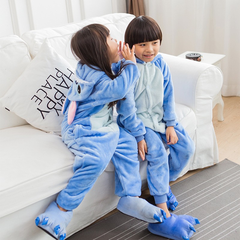Combinaison Pyjama Enfant Stitch Garçon & Fille Déguisement